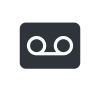 icon VoiceMail DGrey icon VoiceMail DGrey